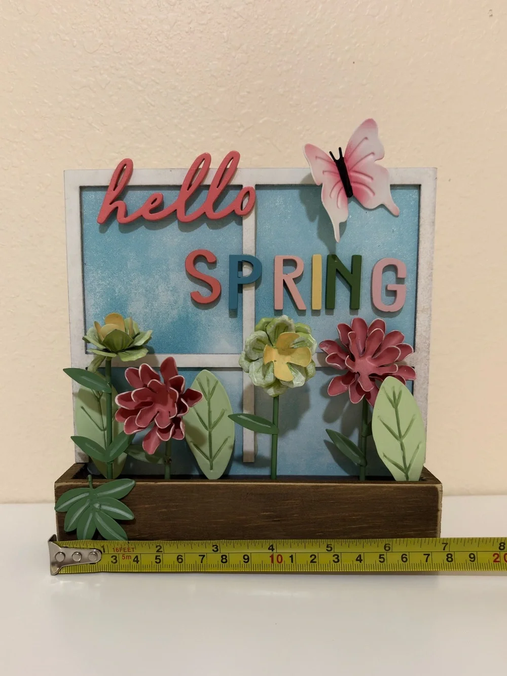 Celebrate Easter Together Hello Spring Flowers Butterfly Easter Table Decor